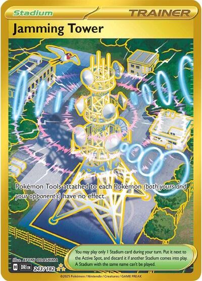 Jamming Tower - 243/182 (Hyper Rare) [DRI-243-HYR]