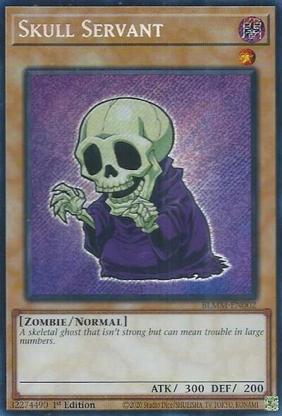 Skull Servant (Secret Rare) [BLMM-EN002-SeR]