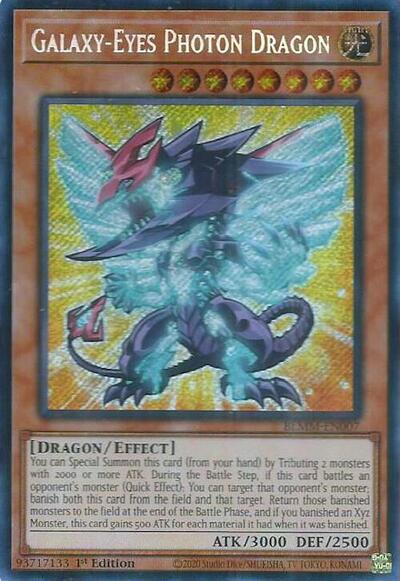 Galaxy-Eyes Photon Dragon (Secret Rare) [BLMM-EN007-SeR]