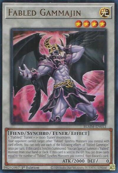 Fabled Gammajin (Ultra Rare) [BLMM-EN013-UR]