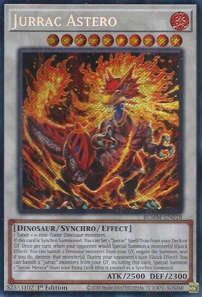 Jurrac Astero (Secret Rare) [BLMM-EN018-SeR]