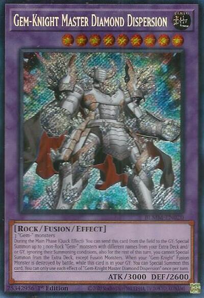 Gem-Knight Master Diamond Dispersion (Secret Rare) [BLMM-EN020-SeR]