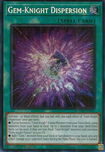 Gem-Knight Dispersion (Secret Rare) [BLMM-EN023-SeR]