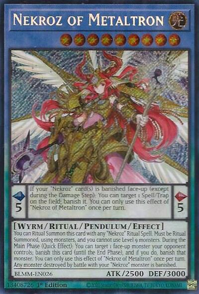 Nekroz of Metaltron (Secret Rare) [BLMM-EN026-SeR]