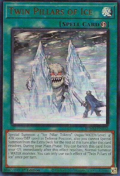 Twin Pillars of Ice (Ultra Rare) [BLMM-EN032-UR]
