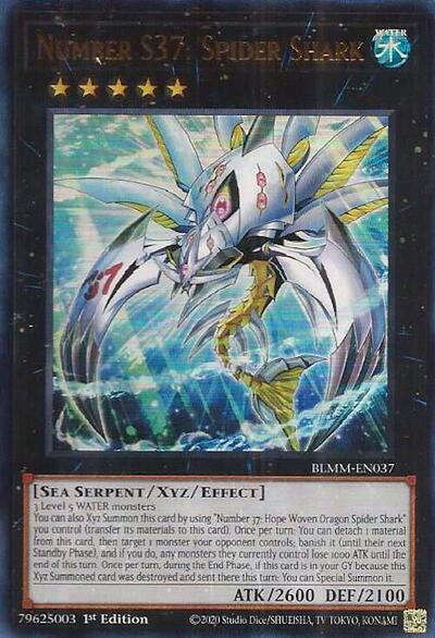 Number S37: Spider Shark (Ultra Rare) [BLMM-EN037-UR]