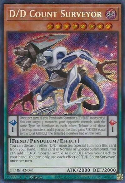 D/D Count Surveyor (Secret Rare) [BLMM-EN041-SeR]