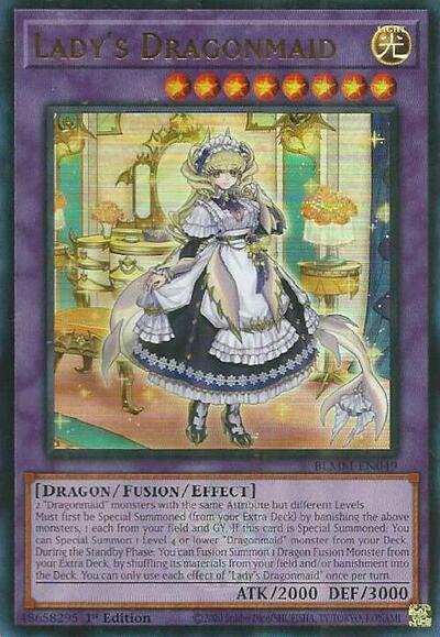 Lady's Dragonmaid (Ultra Rare) [BLMM-EN049-UR]