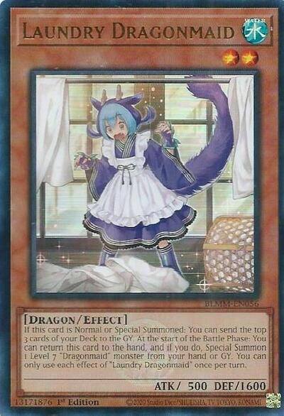Laundry Dragonmaid (Ultra Rare) [BLMM-EN056-UR]