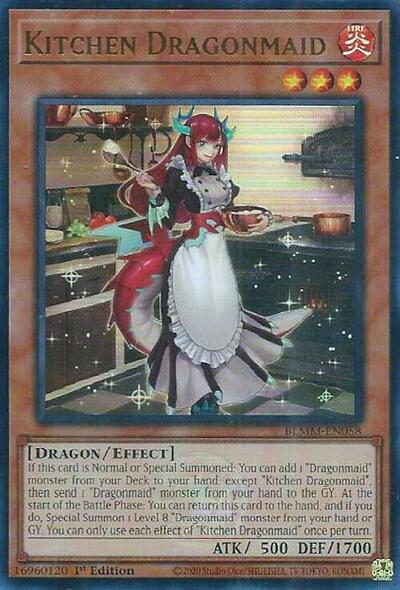Kitchen Dragonmaid (Ultra Rare) [BLMM-EN058-UR]