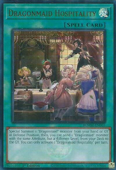 Dragonmaid Hospitality (Ultra Rare) [BLMM-EN065-UR]