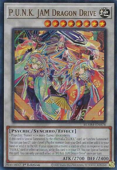 P.U.N.K. JAM Dragon Drive (Ultra Rare) [BLMM-EN078-UR]