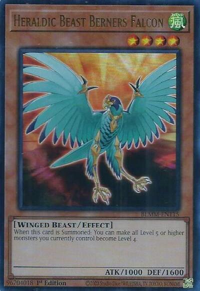Heraldic Beast Berners Falcon (Ultra Rare) [BLMM-EN115-UR]