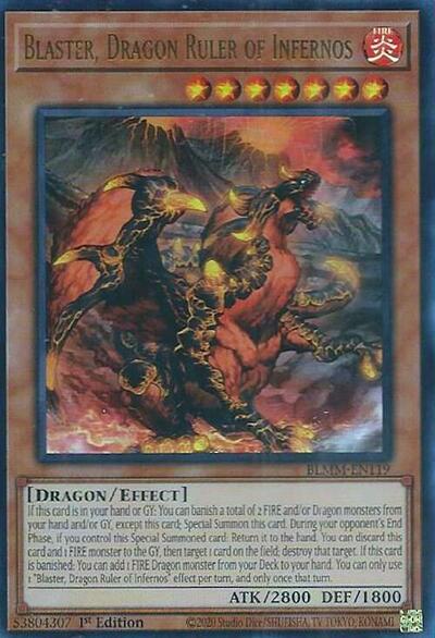Blaster, Dragon Ruler of Infernos (Ultra Rare) [BLMM-EN119-UR]