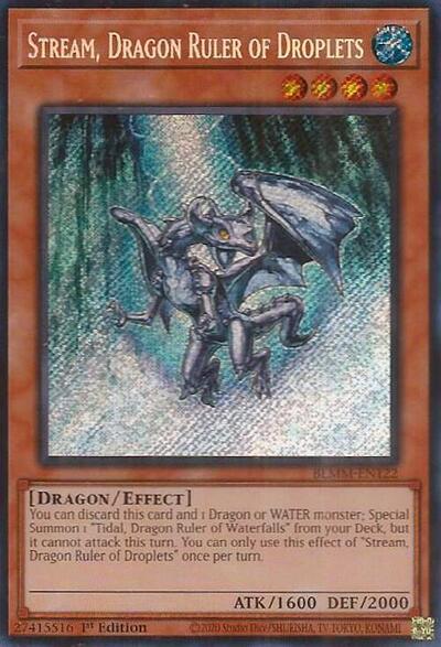 Stream, Dragon Ruler of Droplets (Secret Rare) [BLMM-EN122-SeR]