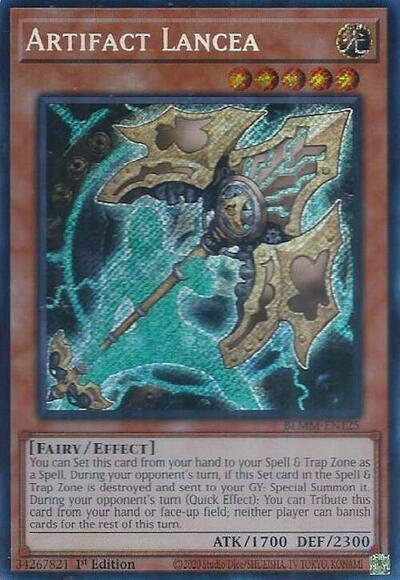 Artifact Lancea (Secret Rare) [BLMM-EN125-SeR]