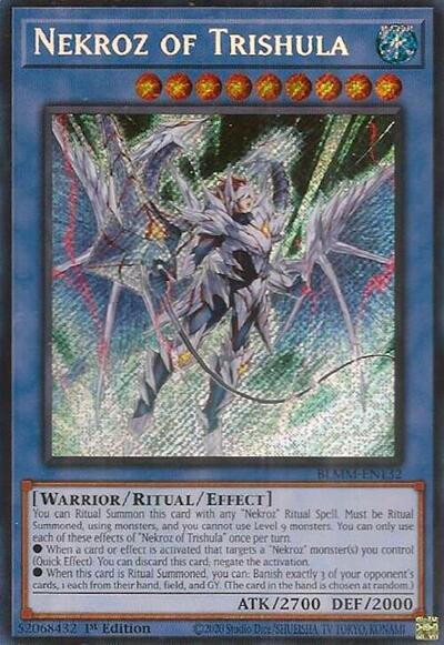 Nekroz of Trishula (Secret Rare) [BLMM-EN132-SeR]