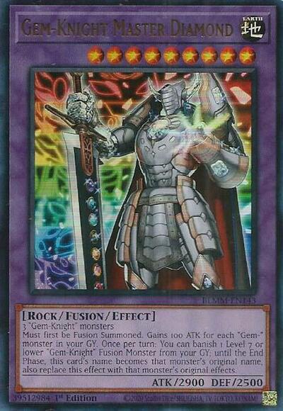 Gem-Knight Master Diamond (Ultra Rare) [BLMM-EN143-UR]
