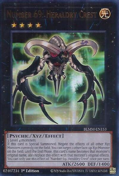 Number 69: Heraldry Crest (Ultra Rare) [BLMM-EN153-UR]