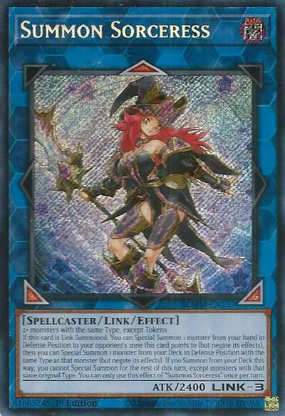 Summon Sorceress (Secret Rare) [BLMM-EN157-SeR]
