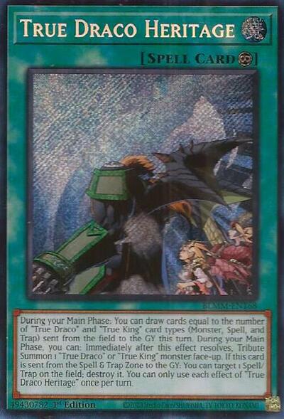 True Draco Heritage (Secret Rare) [BLMM-EN168-SeR]