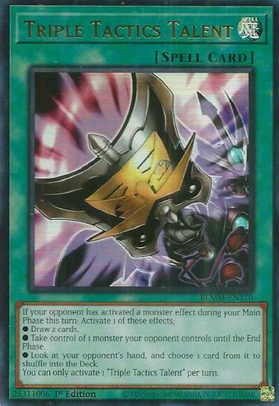 Triple Tactics Talent (Ultra Rare) [BLMM-EN170-UR]