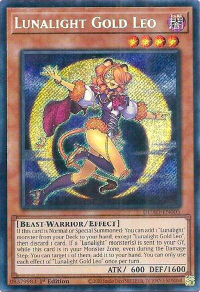 Lunalight Gold Leo (Secret Rare) [DUAD-EN005-SeR]