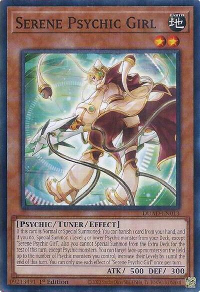 Serene Psychic Girl (Common) [DUAD-EN013-C]