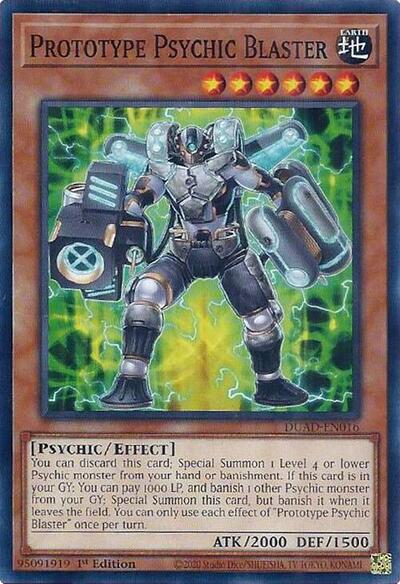 Prototype Psychic Blaster (Common) [DUAD-EN016-C]