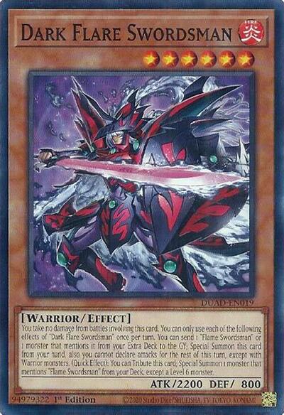 Dark Flare Swordsman (Common) [DUAD-EN019-C]
