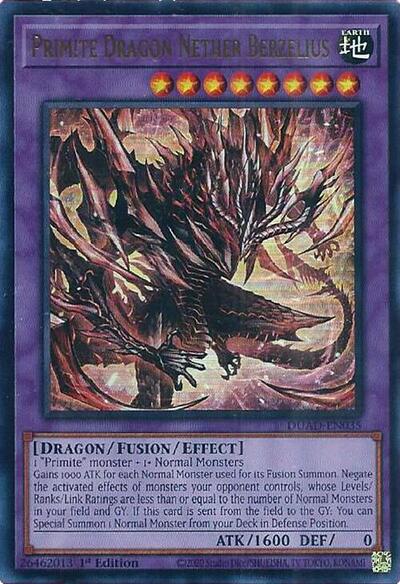 Primite Dragon Nether Berzelius (Ultra Rare) [DUAD-EN035-UR]