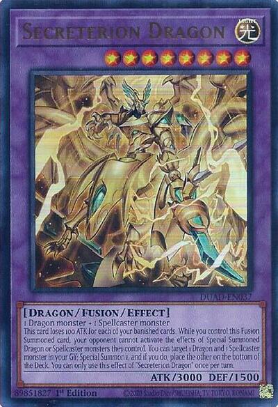 Secreterion Dragon (Ultra Rare) [DUAD-EN037-UR]
