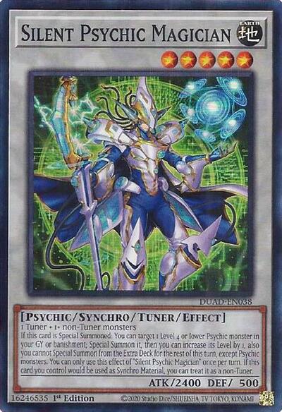 Silent Psychic Magician (Super Rare) [DUAD-EN038-SuR]