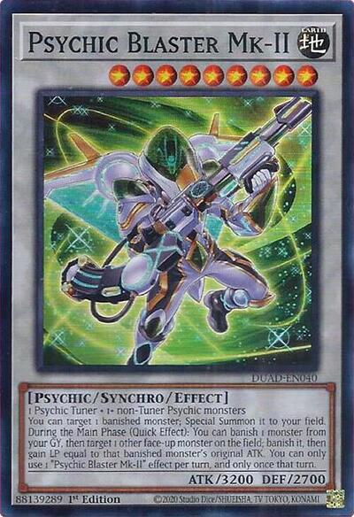 Psychic Blaster Mk-II (Super Rare) [DUAD-EN040-SuR]