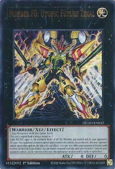 Number F0: Utopic Future Zexal (Ultra Rare) [DUAD-EN042-UR]