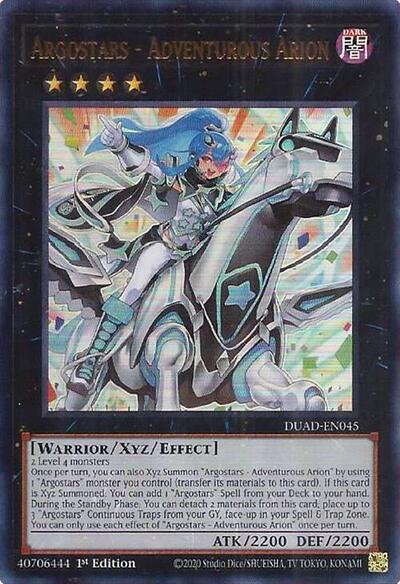 Argostars - Adventurous Arion (Ultra Rare) [DUAD-EN045-UR]