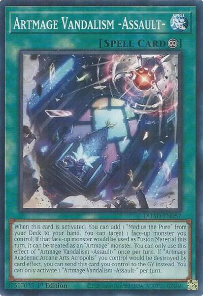 Artmage Vandalism -Assault- (Common) [DUAD-EN057-C]