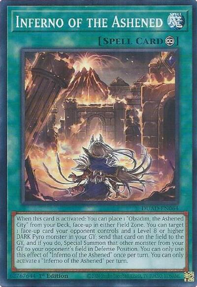 Inferno of the Ashened (Common) [DUAD-EN064-C]
