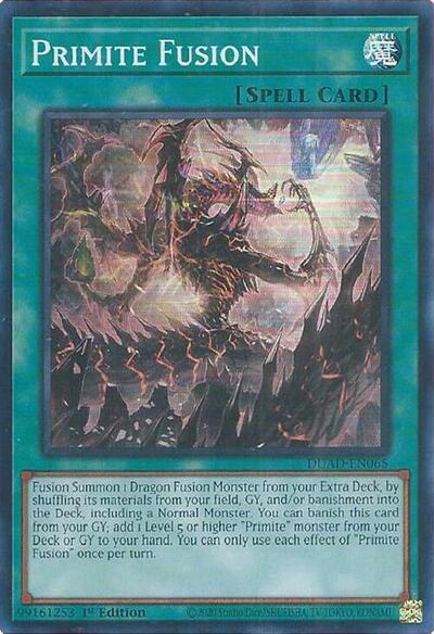 Primite Fusion (Super Rare) [DUAD-EN065-SuR]