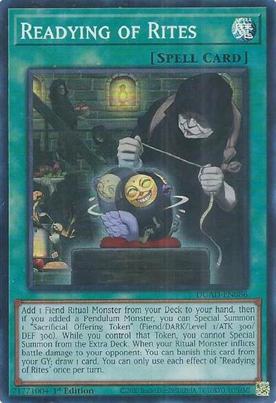 Readying of Rites (Super Rare) [DUAD-EN086-SuR]