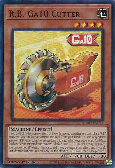 R.B. Ga10 Cutter (Super Rare) [DUAD-EN091-SuR]