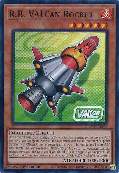 R.B. VALCan Rocket (Super Rare) [DUAD-EN092-SuR]