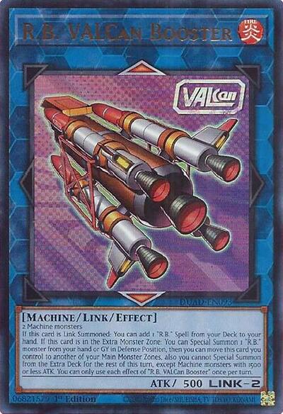 R.B. VALCan Booster (Ultra Rare) [DUAD-EN093-UR]