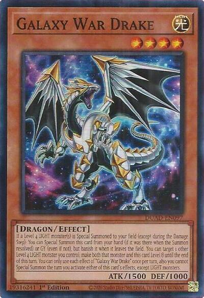 Galaxy War Drake (Super Rare) [DUAD-EN097-SuR]