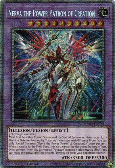Nerva the Power Patron of Creation (Starlight Rare) [DUAD-EN033-StR]