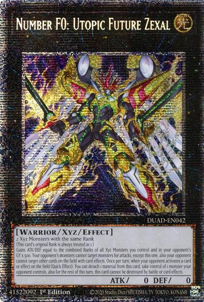 Number F0: Utopic Future Zexal (Starlight Rare) [DUAD-EN042-StR]