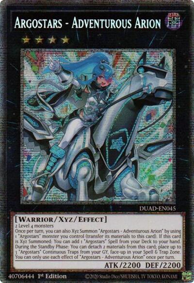 Argostars - Adventurous Arion (Starlight Rare) [DUAD-EN045-StR]