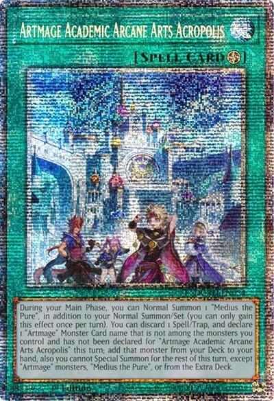 Artmage Academic Arcane Arts Acropolis (Starlight Rare) [DUAD-EN054-StR]