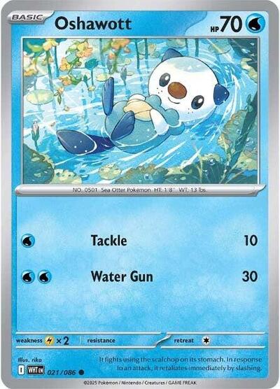 Oshawott - 021/086 (Common) [WHT-021-C]