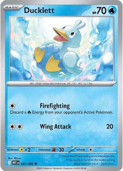 Ducklett - 025/086 (Common) [WHT-025-C]